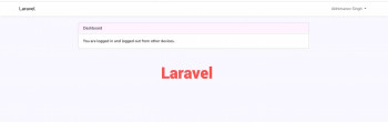 Laravel one device login